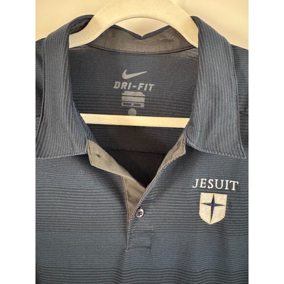 Jesuit Rangers College Preparatory School Nike DriFit Polo Size S VGUC - Picture 1 of 3